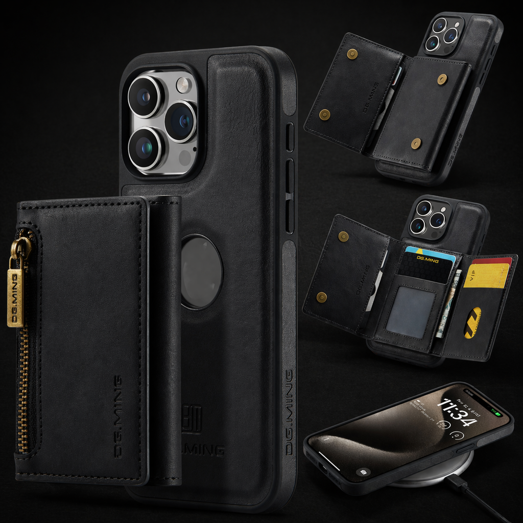 Magnetic Wallet Case for iPhone – Slim Card Holder